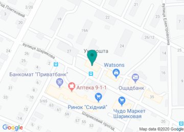 Почтовое отделение связи № 47 (Индекс 61047) на карте Почтовое отделение связи № 47 (Индекс 61047) на карте