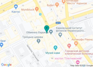 Обменка Харьков на карте Обменка Харьков на карте