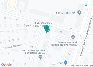 Немышлянский отдел полиции Главного управления Национальной полиции в Харьковской области на карте Немышлянский отдел полиции Главного управления Национальной полиции в Харьковской области на карте