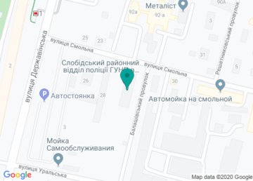 Слободской отдел полиции Главного управления Национальной полиции в Харьковской области на карте Слободской отдел полиции Главного управления Национальной полиции в Харьковской области на карте