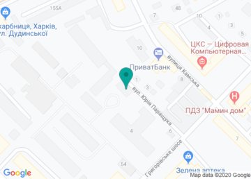 Абонентский зал Новобаварского района (Харьковские тепловые сети) на карте Абонентский зал Новобаварского района (Харьковские тепловые сети) на карте