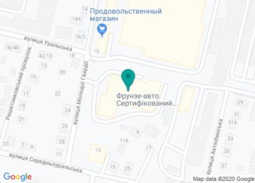 Сертифицированная сервисная СТО (Автоцентр «Фрунзе-Авто») на карте