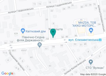 Почтовое отделение связи № 10 (Индекс 61010) на карте Почтовое отделение связи № 10 (Индекс 61010) на карте