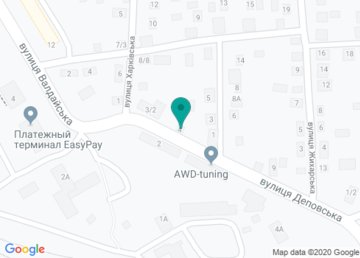 Почтовое отделение связи № 28 (Индекс 61028) на карте Почтовое отделение связи № 28 (Индекс 61028) на карте