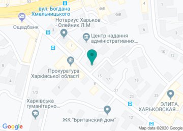 Основянский территориальный центр социального обслуживания (предоставления социальных услуг) города Харькова на карте Основянский территориальный центр социального обслуживания (предоставления социальных услуг) города Харькова на карте