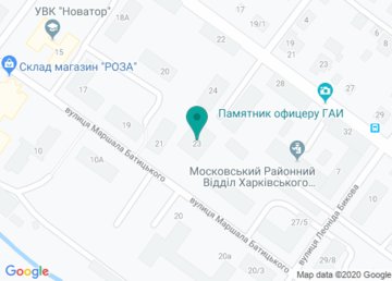 Прокуратура Московского района города Харькова на карте