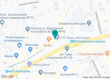 OTP Bank (ОТП Банк), Озарянское отделение на карте OTP Bank (ОТП Банк), Озарянское отделение на карте