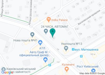 Автомагазин «24 часа» на карте