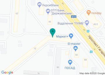 Почтовое отделение связи № 140 (Индекс 61140) на карте