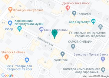 Клуб практической психологии и предпринимательства «Синтон-Харьков» на карте