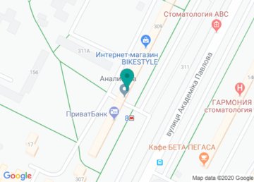 Медицинская лаборатория «Аналитика» на Студенческой на карте Медицинская лаборатория «Аналитика» на Студенческой на карте