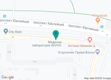 Медицинская лаборатория «Invivo», пункт забора материала на Салтовке на карте