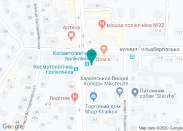 Медицинская лаборатория «Invivo», пункт забора материала на карте