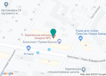 Лаборатория «Миллениум», пункт забора материала на карте