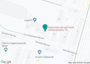 Женская консультация (Харьковская городская детская поликлиника №15) на карте