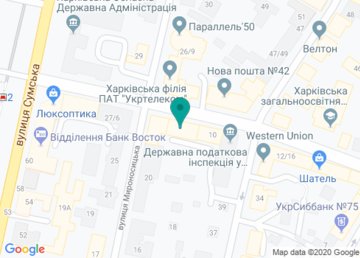 Ваш Советник в Харькове - юридические услуги на карте Ваш Советник в Харькове - юридические услуги на карте