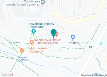 Спортивно-оздоровительный центр «Spanna» в 10-й поликлинике на карте Спортивно-оздоровительный центр «Spanna» в 10-й поликлинике на карте