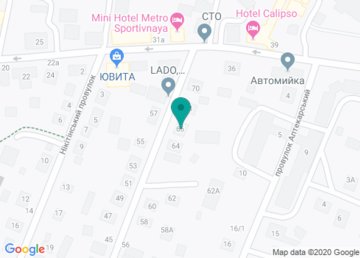 Дневной стационар № 1 Областного наркологического диспансера на карте Дневной стационар № 1 Областного наркологического диспансера на карте