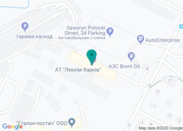ЧАО «Лекхим-Харьков», Фармацевтическая компания на карте