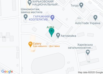 Аура, фитнес клуб на Салтовке на карте Аура, фитнес клуб на Салтовке на карте