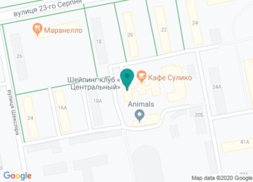 Шейпинг-клуб «Центральный», Федерация шейпинга в Харькове на карте