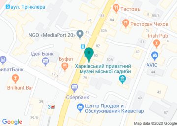 Управление труда и социальной защиты населения Киевского района города Харькова на карте Управление труда и социальной защиты населения Киевского района города Харькова на карте