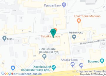 Бар-ресторан «Fabrika.space» на карте Бар-ресторан «Fabrika.space» на карте