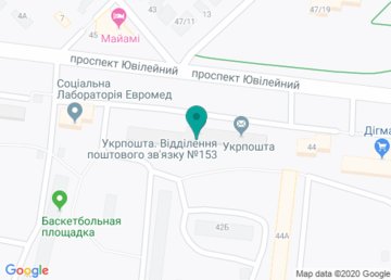 Почтовое отделение связи № 153 (Индекс 61153) на карте