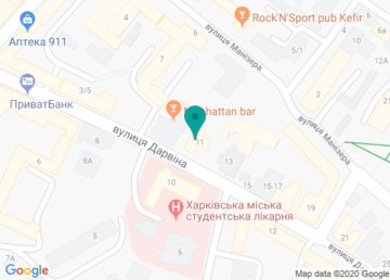Дом Художника Харьковской организации Национального союза художников Украины на карте Дом Художника Харьковской организации Национального союза художников Украины на карте