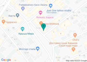 Джазовый ресторан-клуб «Jazzter» на карте Джазовый ресторан-клуб «Jazzter» на карте