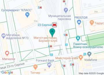 Боулинг-клуб «Магнит» на карте