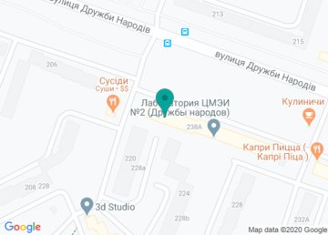 Медицинская лаборатория «ЦМЭИ», пункт забора материала №2 на карте Медицинская лаборатория «ЦМЭИ», пункт забора материала №2 на карте