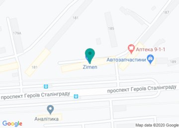 Зоомагазин «101 Далматин» на Салтовке на карте Зоомагазин «101 Далматин» на Салтовке на карте