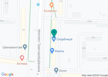 Зоомаркет «EuroZoo» на Салтовке на карте Зоомаркет «EuroZoo» на Салтовке на карте