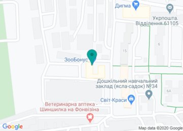 Зоомагазин «ЗооБонус» на карте Зоомагазин «ЗооБонус» на карте