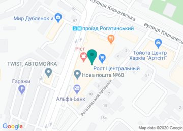 Экспресс-доставка «Новая почта», Почтомат №3158 (до 30 кг) на карте