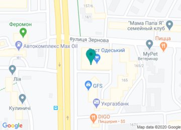 Супермаркет «РОСТ Одесский» на карте Супермаркет «РОСТ Одесский» на карте