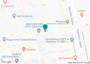 Стоматология «Stern Weber» на карте Стоматология «Stern Weber» на карте