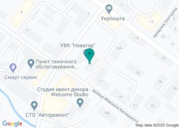 Стоматология на Маршала Батицкого на карте