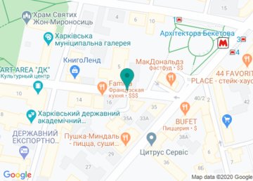 Отдел культуры по Киевскому району Департамента культуры Харьковского горсовета на карте Отдел культуры по Киевскому району Департамента культуры Харьковского горсовета на карте