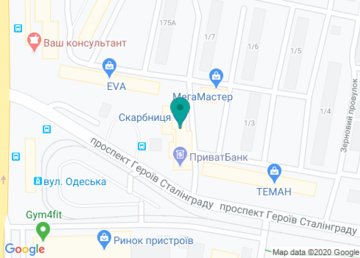 Магазин комиссионной техники «Техноскарб» на Одесской на карте