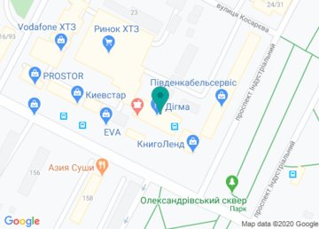 Магазин электроники «Электродом» ХТЗ на карте