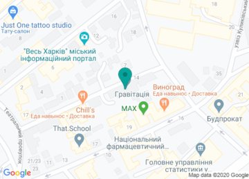 Школа Гравитация на карте Школа Гравитация на карте