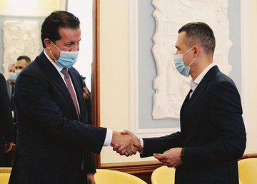 Алексей Кучер встретился с Чрезвычайным и Полномочным Послом ИР Афганистан в Украине