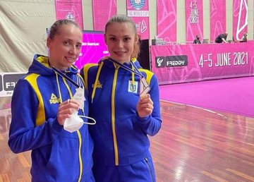 Анна Бакуновицкая - серебряный призер Кубка мира по прыжкам на батуте