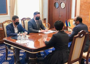 Антон Деньгуб встретился с Салемом Ахмедом Аль-Каабе