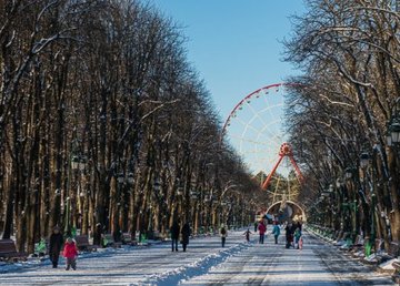 Аттракционы в парке Горького возобновили свою работу  Аттракционы в парке Горького возобновили свою работу