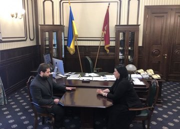 Айна Тимчук встретилась с исполняющим обязанности председателя Государственного космического агентства Украины Михаилом Левом