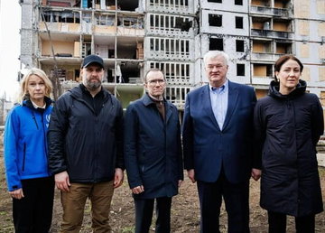 Делегація Міністрів України та Норвегії ознайомилися з наслідками російських ударів на Харківщині