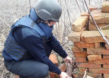 Дергачевский район: пиротехники ДСНС обезвредили устаревший артснаряд, обнаруженный на частном дворе Дергачевский район: пиротехники ДСНС обезвредили устаревший артснаряд, обнаруженный на частном дворе